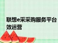 联想e采采购服务平台：一站式采购解决方案，助力企业高效运营