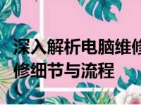 深入解析电脑维修背景图：从专业角度揭示维修细节与流程