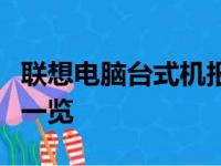 联想电脑台式机报价表大全：最新配置与价格一览