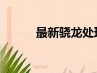 最新骁龙处理器排名及性能解析