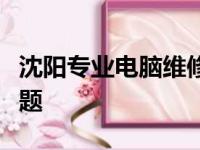 沈阳专业电脑维修服务，快速解决您的电脑问题