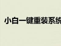 小白一键重装系统：轻松解决您的系统问题