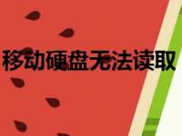 移动硬盘无法读取：解决方法与可能原因探讨