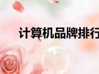 计算机品牌排行榜前十名及其深度解析