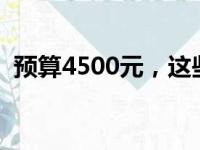 预算4500元，这些笔记本型号值得你考虑！