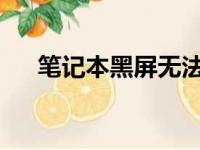 笔记本黑屏无法开机：原因与解决方案