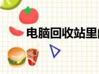 电脑回收站里的珍贵图片如何找回？