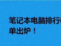 笔记本电脑排行榜Top 10： 2024年精选榜单出炉！