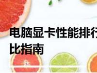 电脑显卡性能排行榜：最新显卡性能评价与对比指南